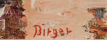 BIRGER BIRGER-ERICSON, oljemålning.