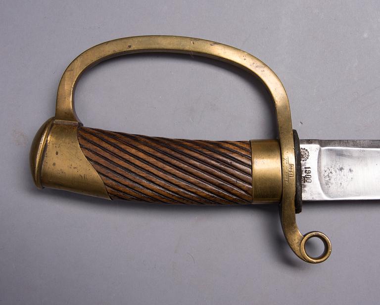 SABEL, "Saschka" för artilleri, modell 1881, Ryssland.
