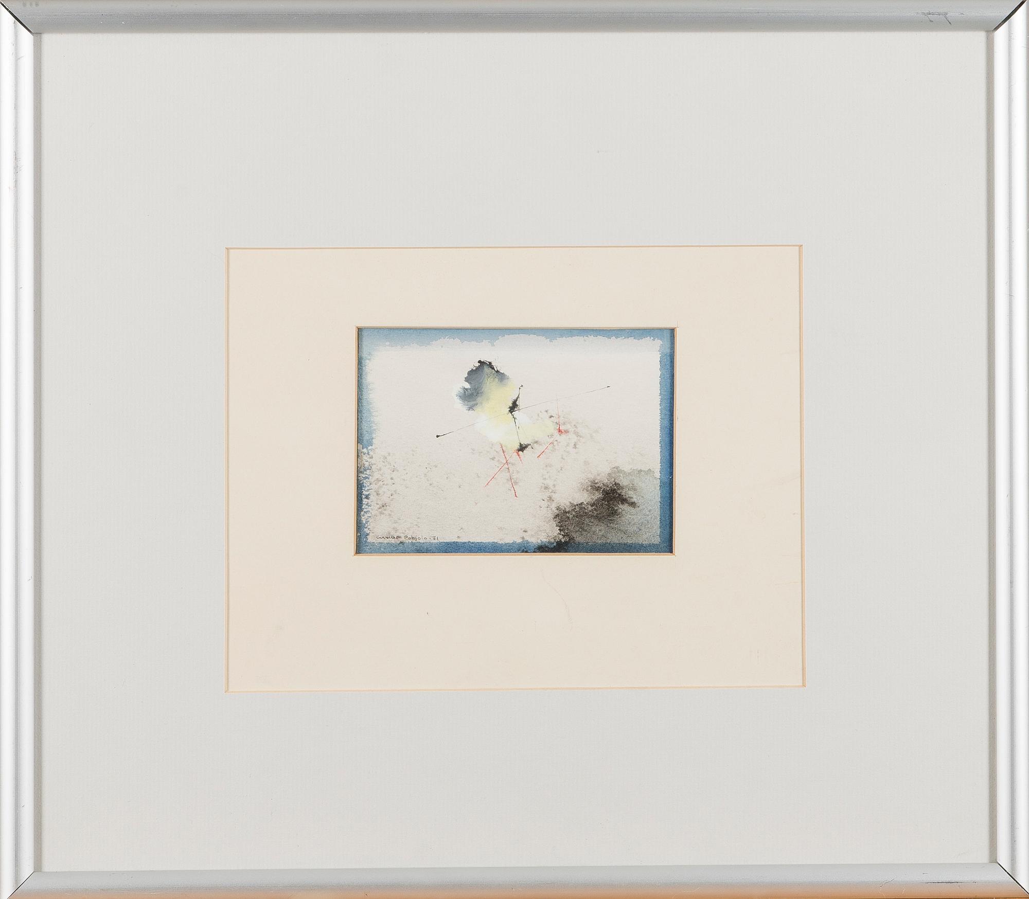 GUNNAR POHJOLA, gouache, signed and dated -71.