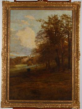 ELSWORTH, ALFRED. Olja på duk, sign o dat 1892.