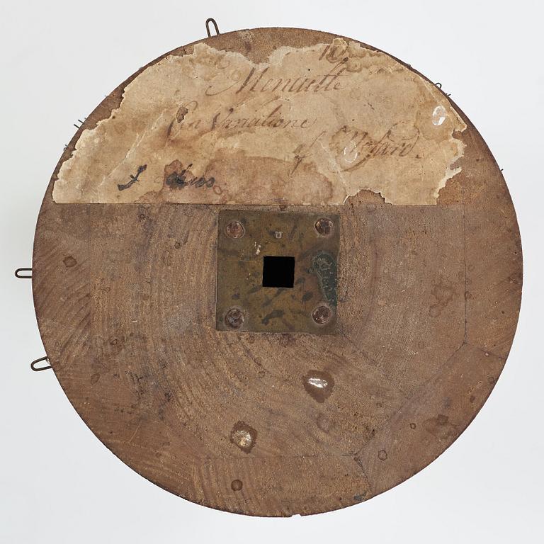 GOLVUR med spelverk, av Peter Strand 1798, med 14 stycken musikrullar. Sengustavianskt.