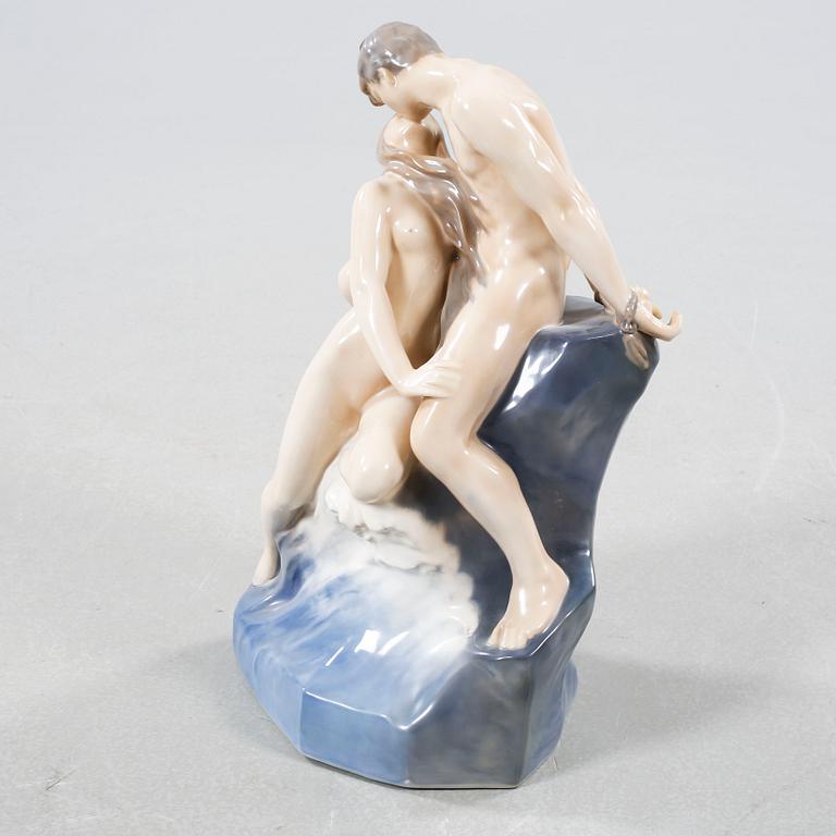 A porcelain figurine, model 3049, probably Holger Christiansen, Royal Copenhagen, signed in the porcelain, 20th century.