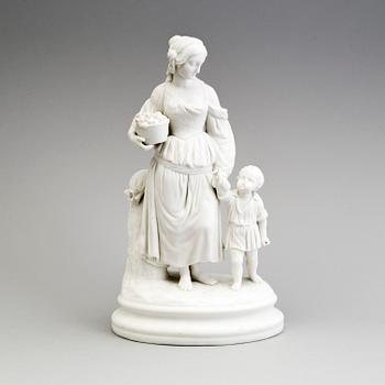 A LATE 19TH CENTURY PARIAN GROUP, Gustafsberg.