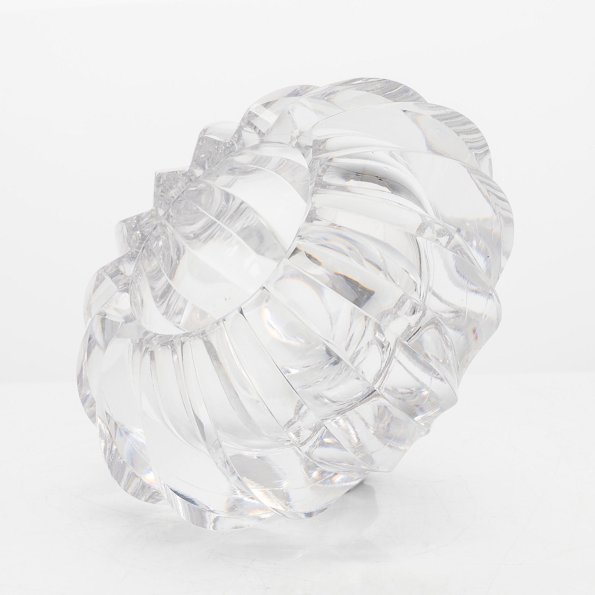 Aimo Okkolin, konstglas, model 6575, signerad Aimo Okkolin Riihimäen Lasi Oy.