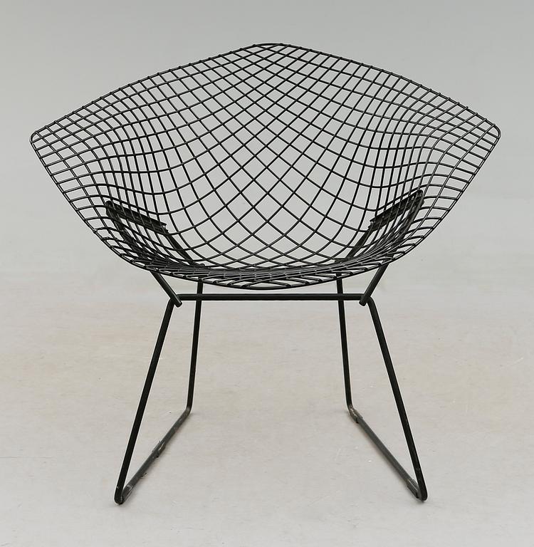 FÅTÖLJ, "Diamond Chair", Harry Bertoia, 1900-talets andra hälft.