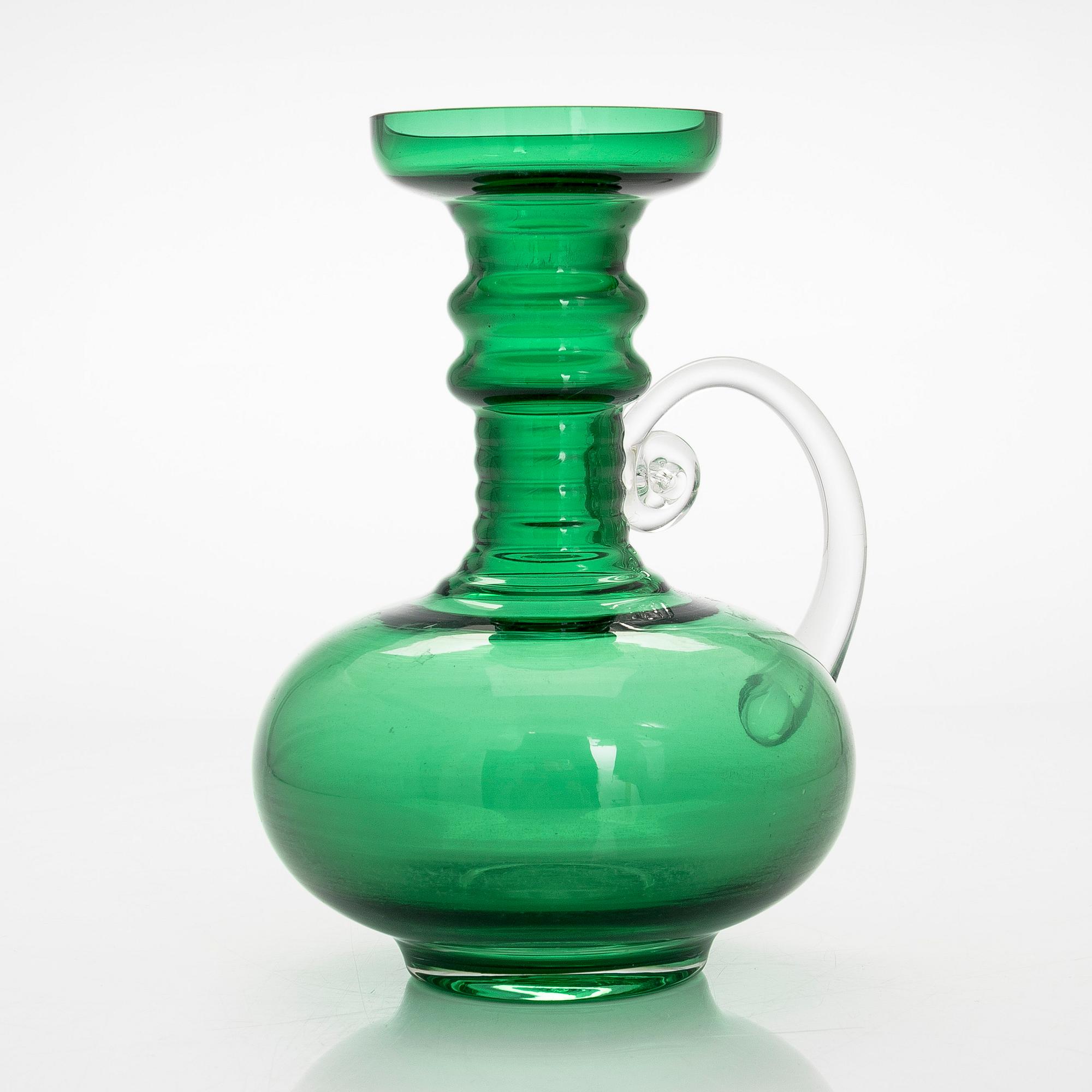 Tamara Aladin, A 1970's glass vase 'Kleopatra', for Riihimäki Glassworks, Finland. Model designed 1969.