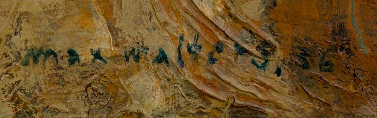 MAX WALTER SVANBERG, a signed and dated oil on canvas.