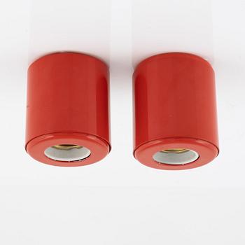 Gino Sarfatti, spotlights, ett par, "SP13f spots", Arteluce, 1960/70-tal.