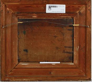 OKÄND KONSTNÄR, olja på pannå, sign Cobel, trol England, sent 1800-tal.