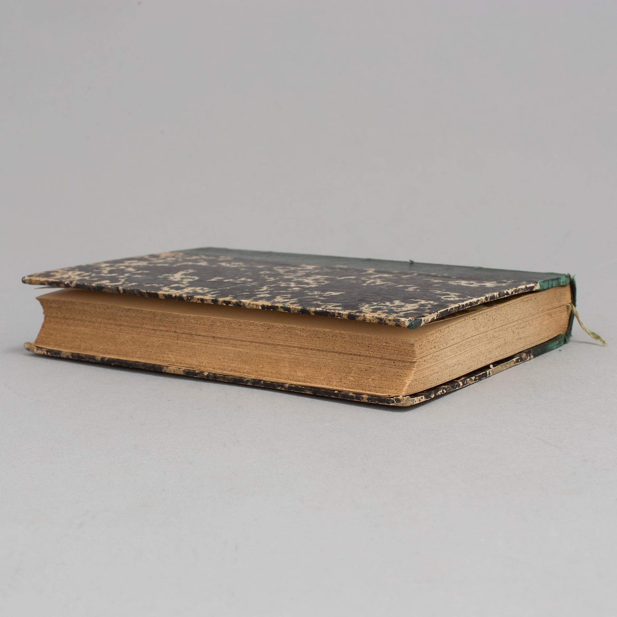 BOOK, inscribed by Maupassant.