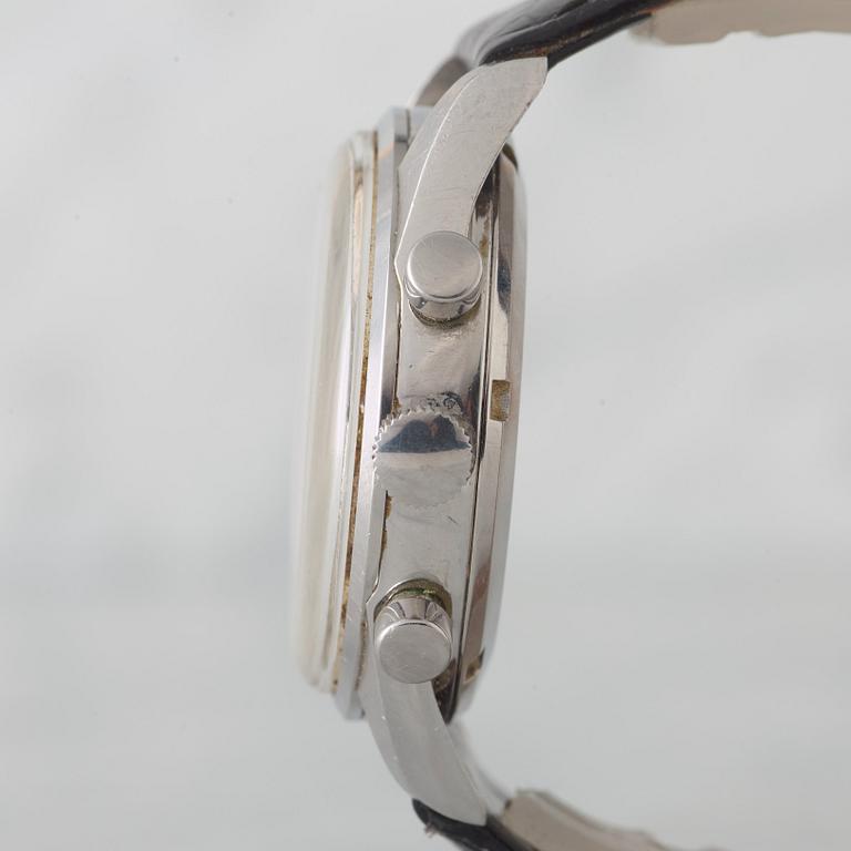 UNIVERSAL GENEVE, Uni-Compax, "Big Eye", chronograph, wristwatch, 36.5 mm,