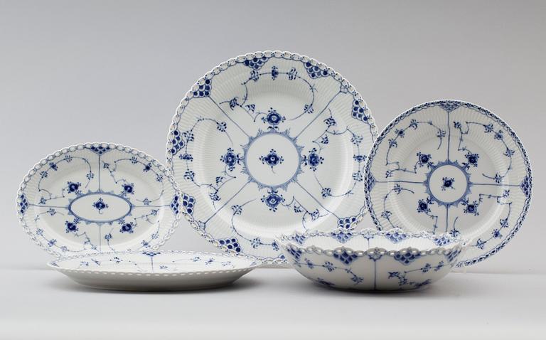 SERVISPORSLIN, 5 delar, Royal Copenhagen.
