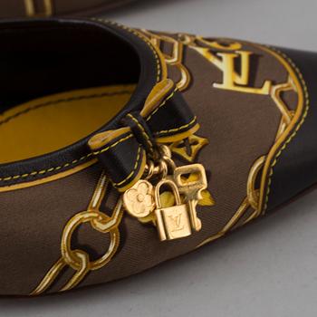 Ballerina shoes by Louis Vuitton.