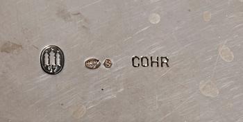 PARTI SILVER, 4 delar Sverige och Danmark. Vikt 395g.