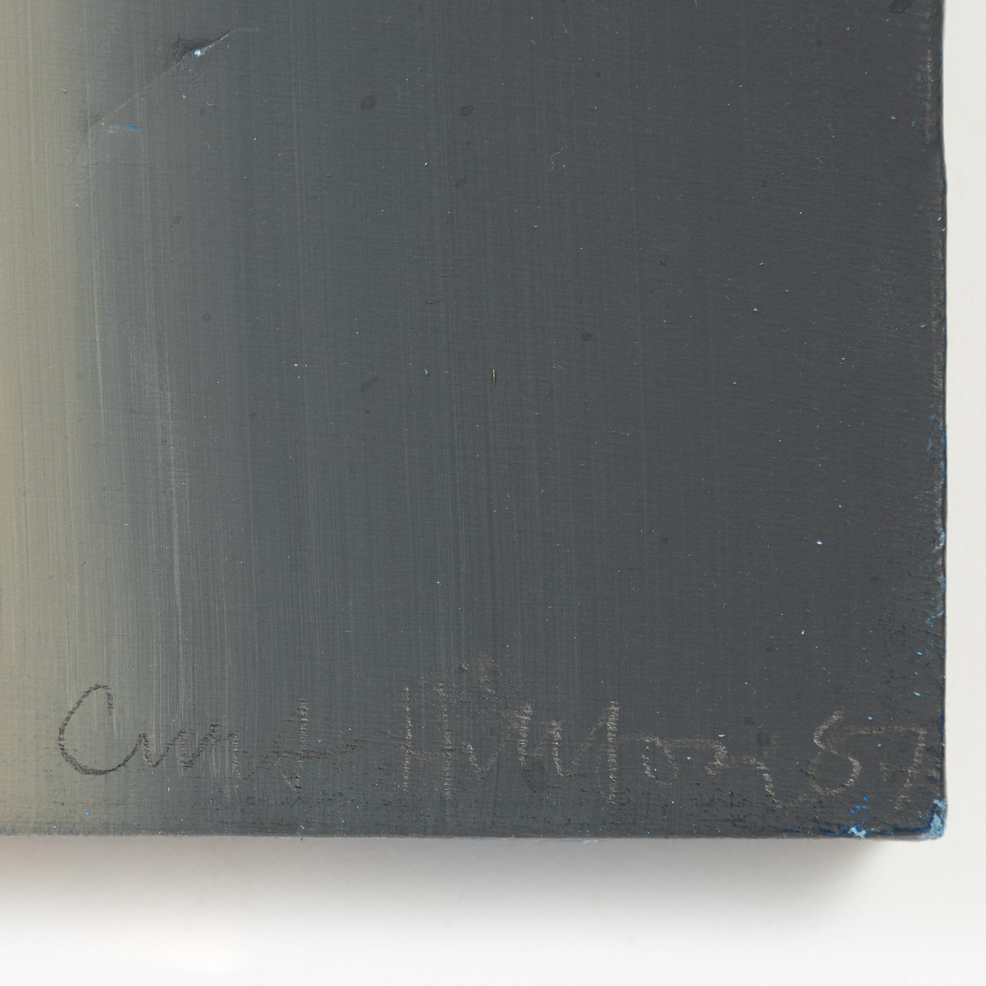 Curt Hillfon, oil on camvas, signed and dated -87.
