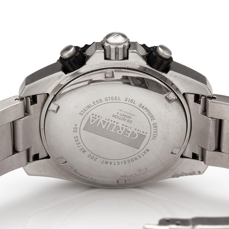 CERTINA, DS Action (200m/660ft), chronograph, wristwatch, 42,5 mm,