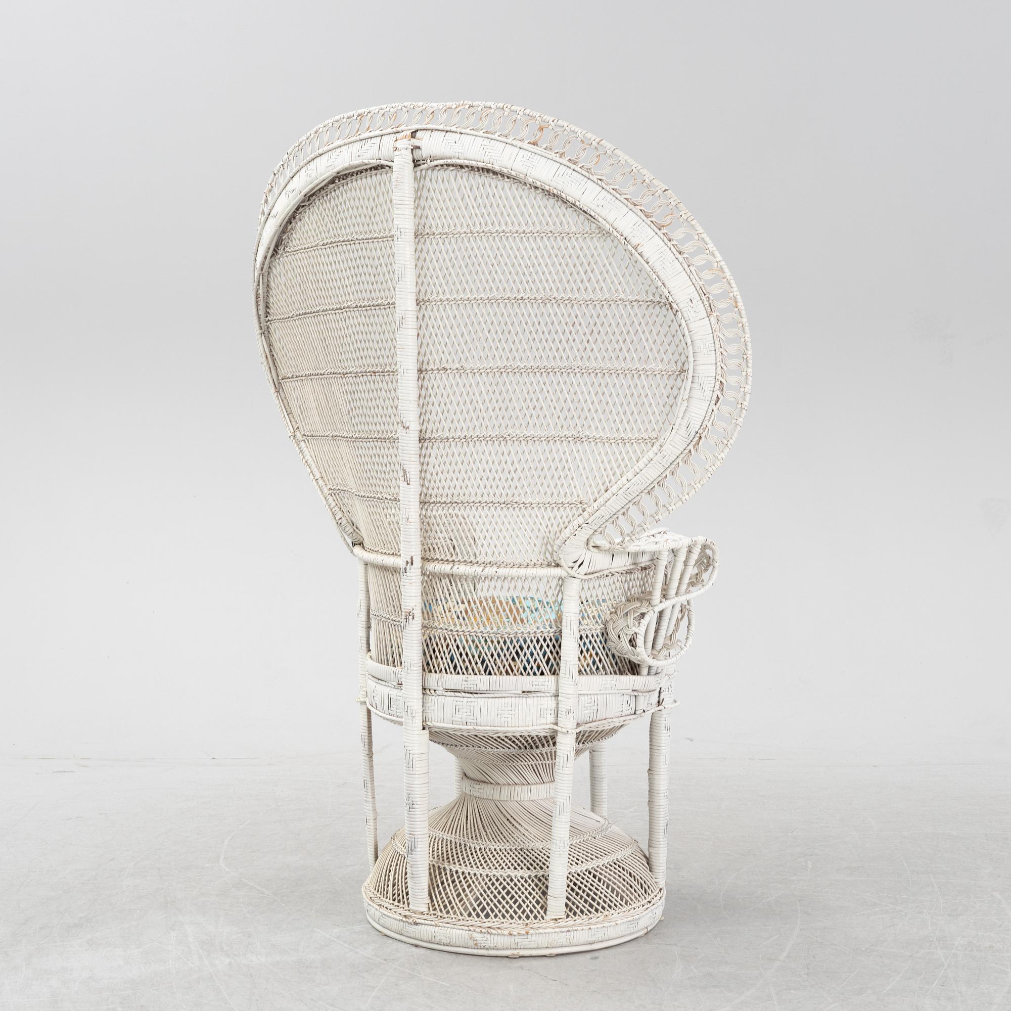 An armchair, 'Peacock chair', 1970's.