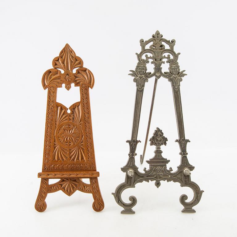 Fotografiställ 2 st sekelskifte 1900.