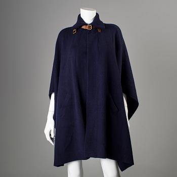 A wool-and cashmere poncho by Ralph Lauren.
