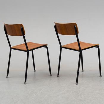 7 second half of the 20th century chairs from Grythyttans Stålrörsmönler.