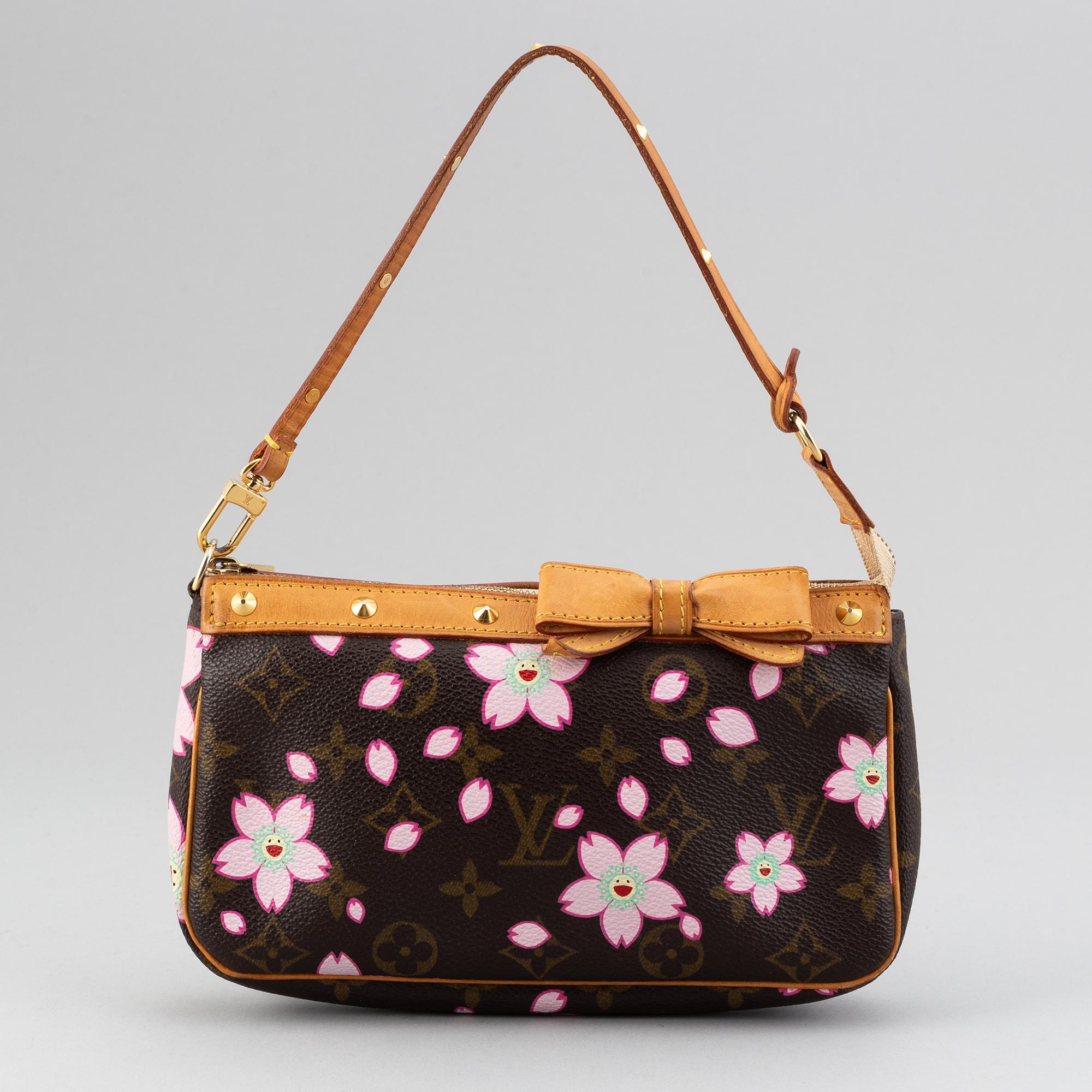 Louis Vuitton, 'Cherry Blossom Pochette Accessories Bag'.