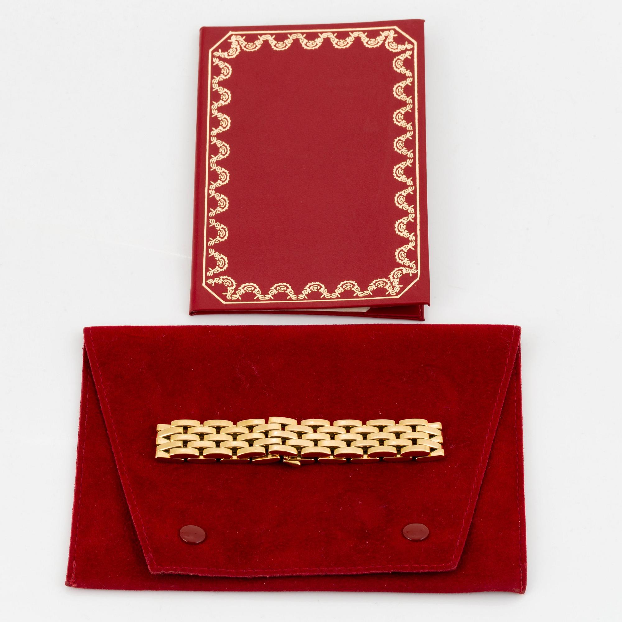 A Cartier "Maillon Panthère" 18K gold bracelet.