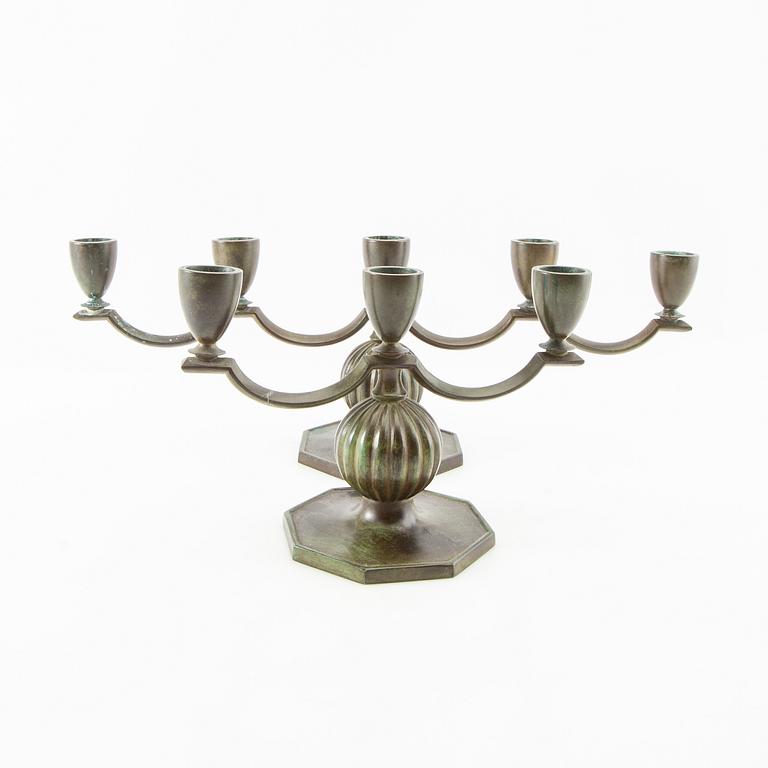 GAB, candelabras two pcs Swedish Grace, Stockholm 1930s.