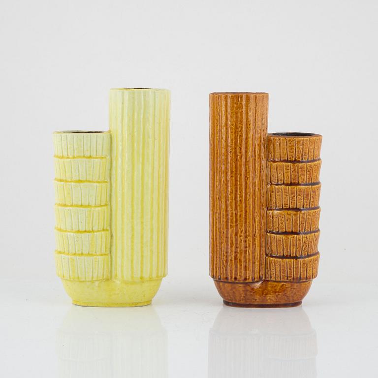 Gunnar Nylund, dubbelvaser, 2 st, Rörstrand.