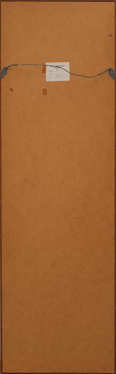 SPEGEL, teak etikettmärkt GlasMäster Markaryd, modell nr 19, 1900-talets mitt.