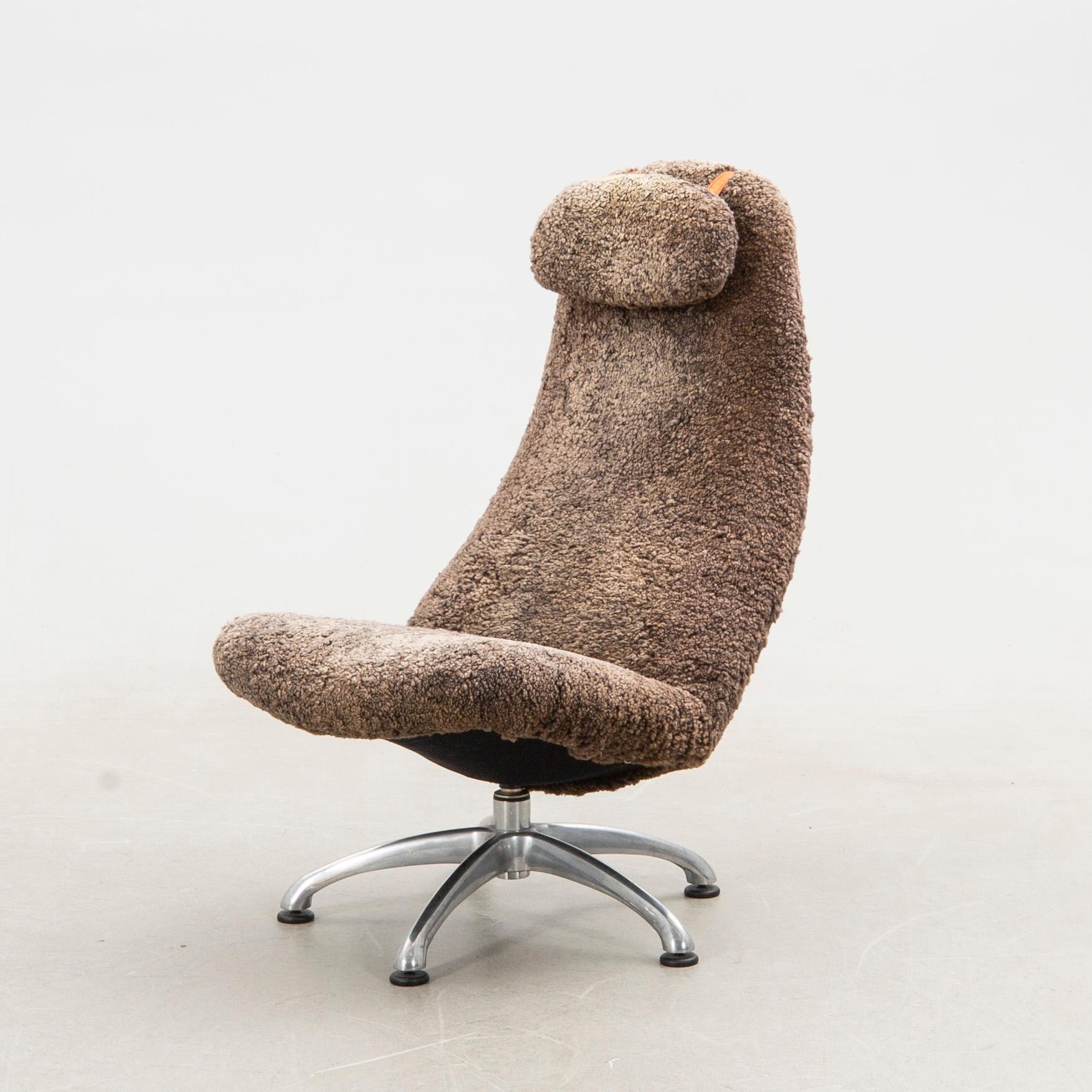 Alf Svensson, armchair, "Contourette Roto", Dux.