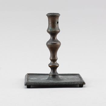 LJUSSTAKE, mässing, 1500-tal.