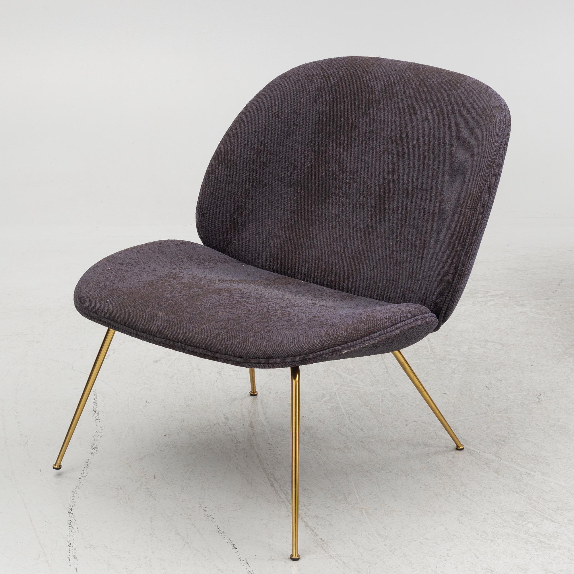 GamFratesi, fåtöljer fyra st , "Beetle Lounge Chair", Gubi, formgiven 2013.
