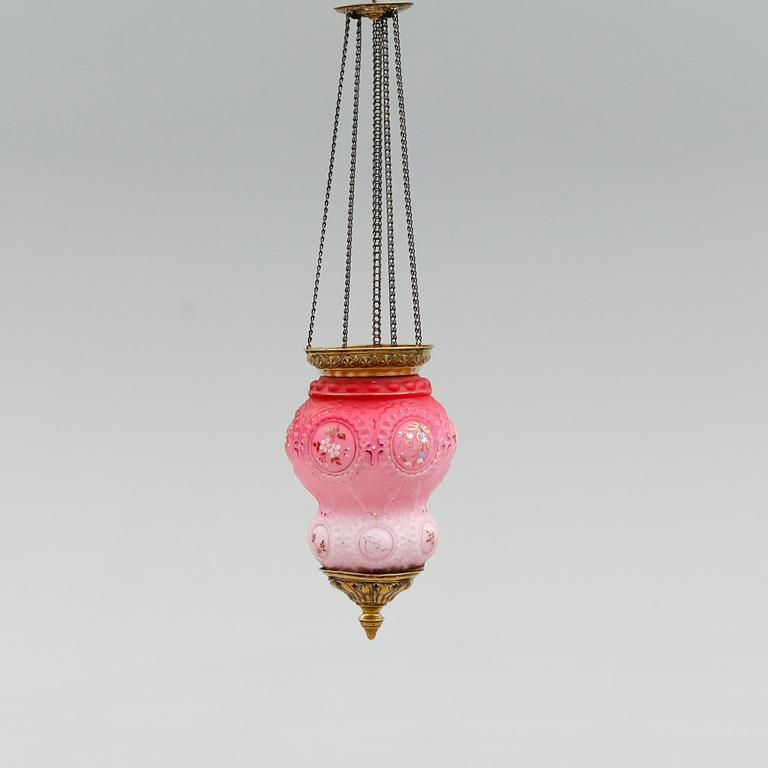 MÅNSKENSAMPEL, omkring år 1900. Höjd ca 72 cm.