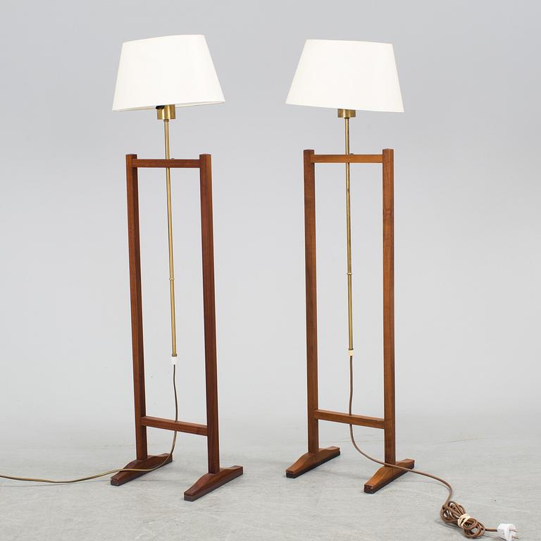 A pair of Josef Frank model 2548 standard lamps for Svenskt Tenn.