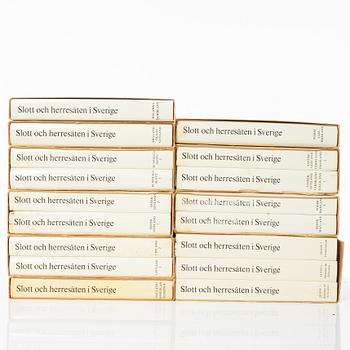 Books, 'Svenska slott och herresäten', 18 volumes, Allhems Förlag, Malmö, 1966-1971.