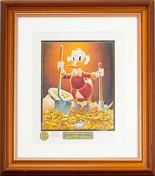 CARL BARKS, print, Gold Plate Edition, signed Carl Barks and numbered S 20/35 in pencil.