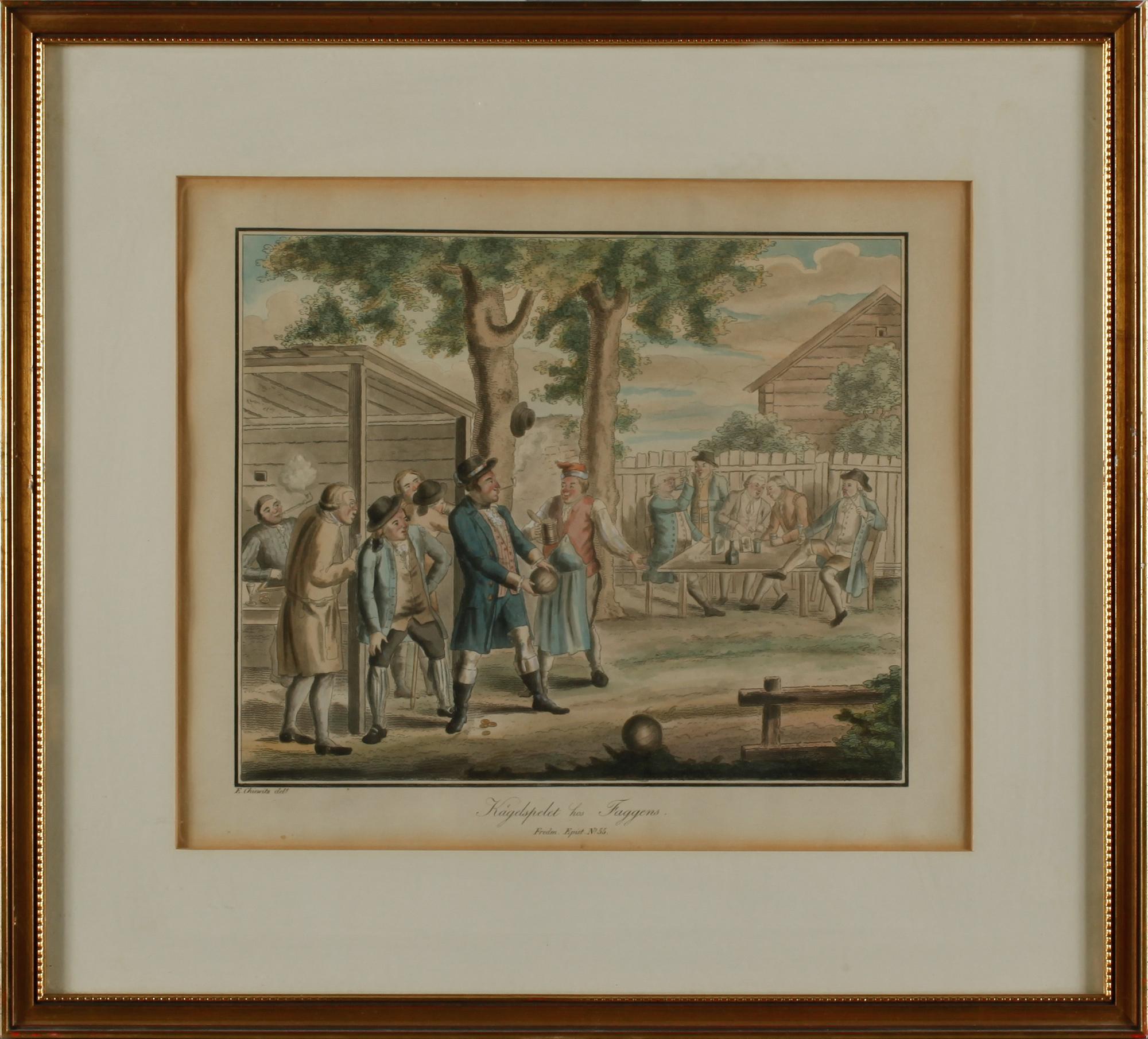 ELIS CHIEWITZ, efter, 12 st, etsningar.