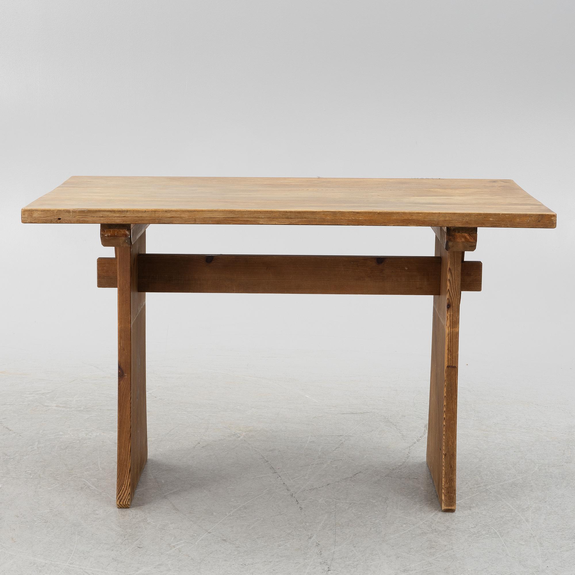 Dining table, sports cabin model, 1930s-40s.