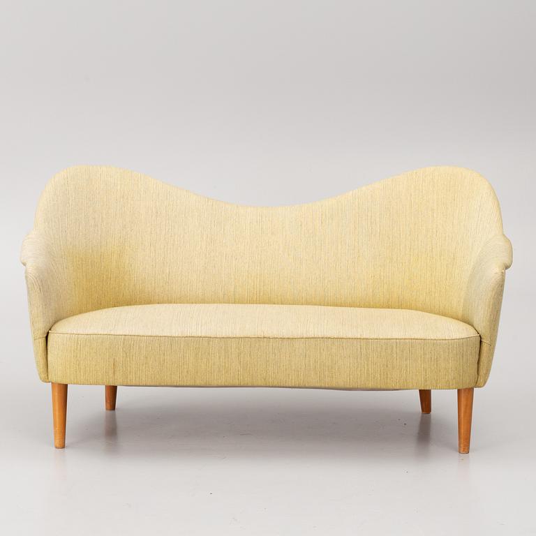 Carl Malmsten, a sofa and an armchair, 'Samspel'.
