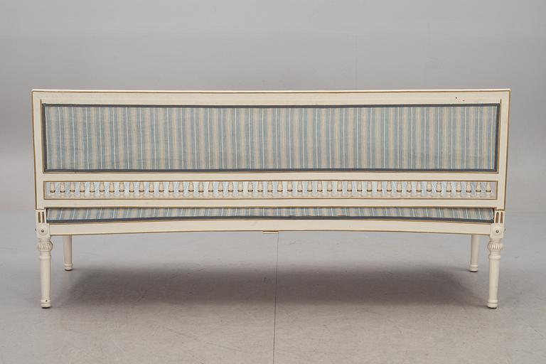 SOFFA, gustaviansk stil, 1800-tal.