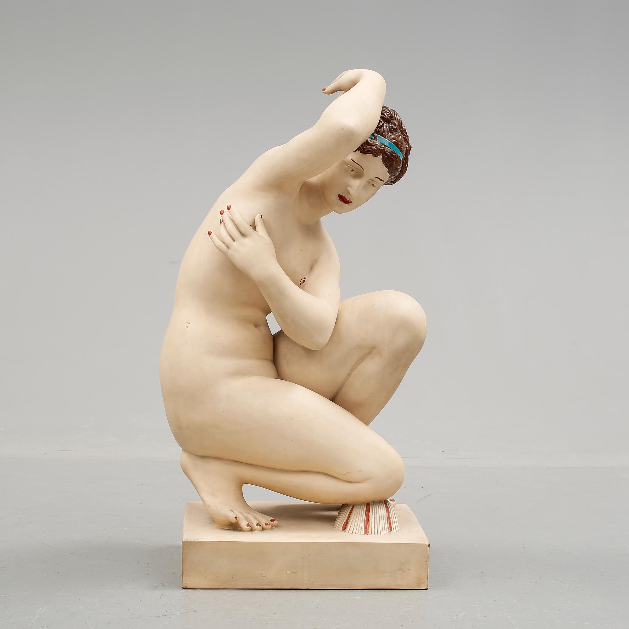 SKULPTUR, terrakotta, 1900-tal.