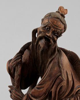 FIGURIN, trä, Kina, 1900-tal.
