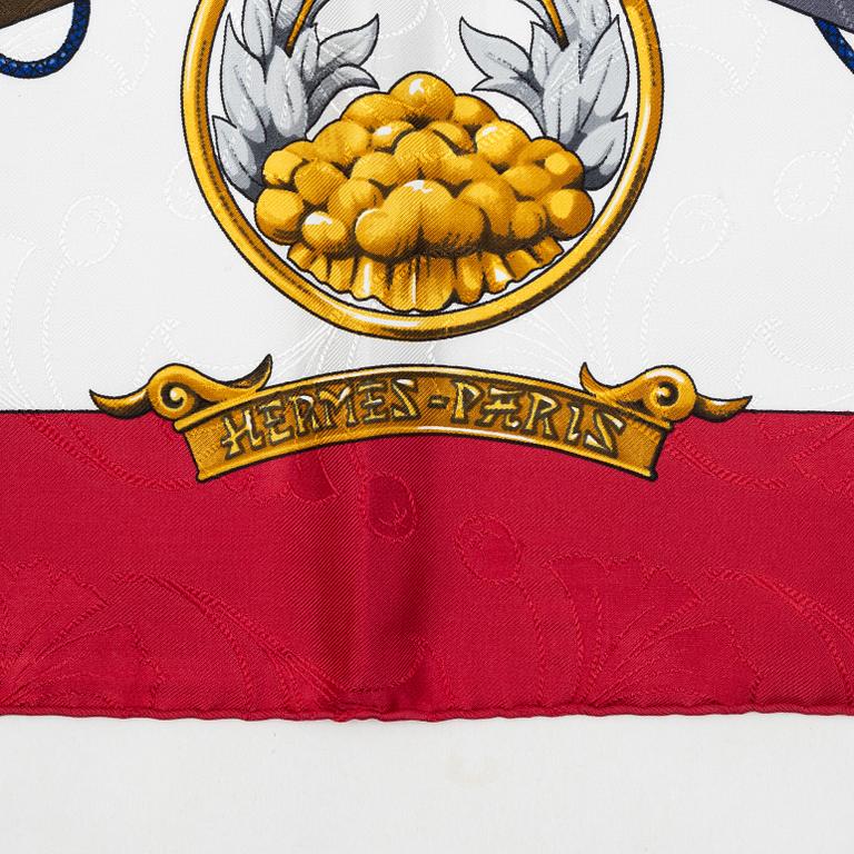 Hermès, scarf, "Daimyo Princes Du Soleil Levant".