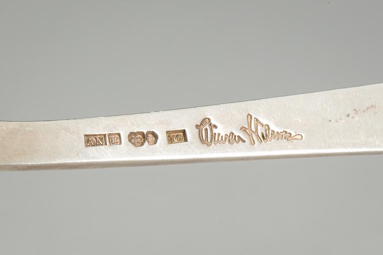 SERVERINGSSPADE, silver. Wiwen Nilsson. Lund 1973.