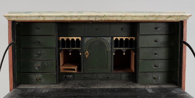 CHIFFONJE, allmoge, Hälsingland, 1800-tal.