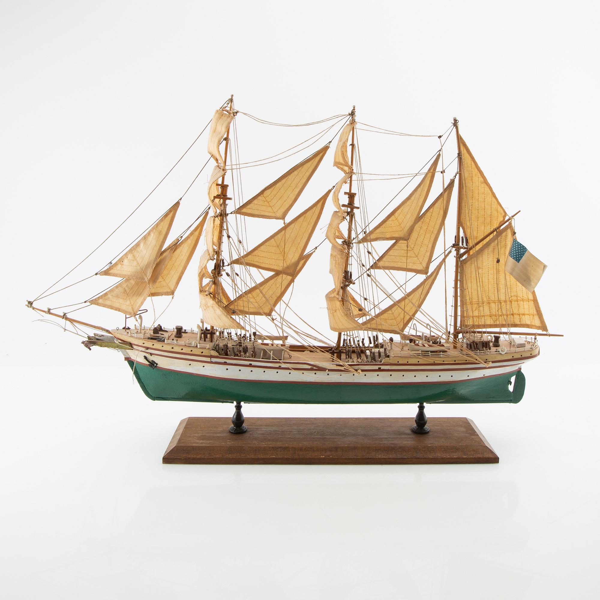 Modellbåt 1900-tal.