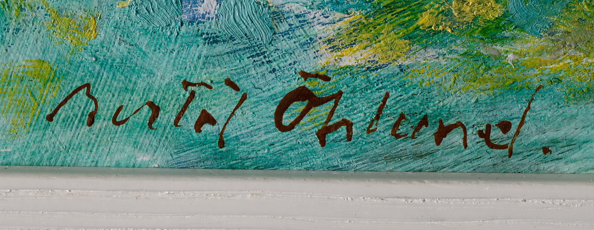 BERTIL ÖHLUND, olja på pannå, signerad.