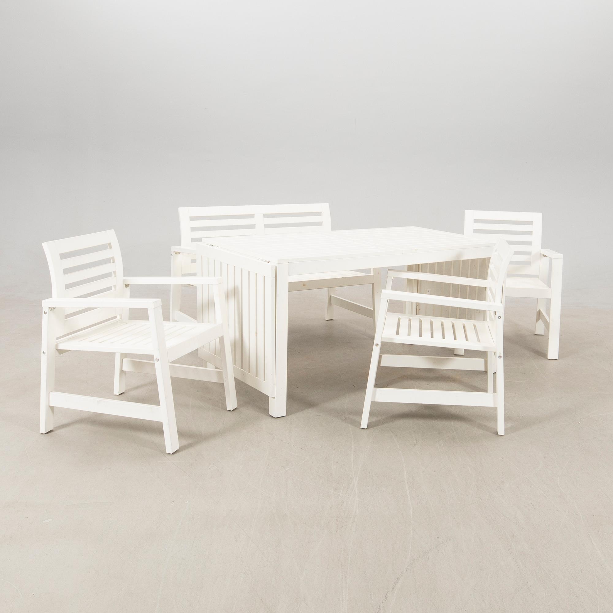 Garden furniture 5 pcs "Äpplarö" IKEA 2000s.