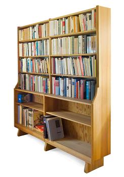 154. A PINE BOOKSHELF,