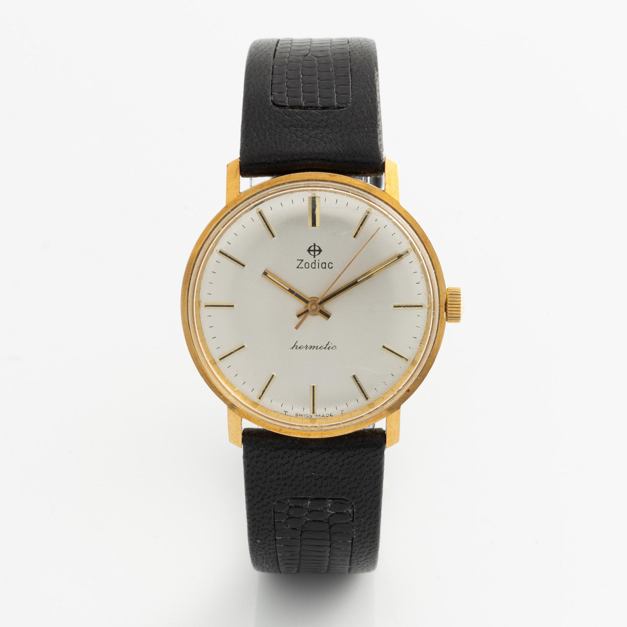 Zodiac, Hermetic, armbandsur, 33 mm.